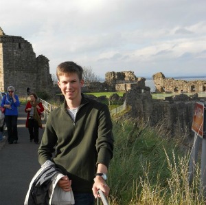 Peter Klicker in St Andrews, Scotland